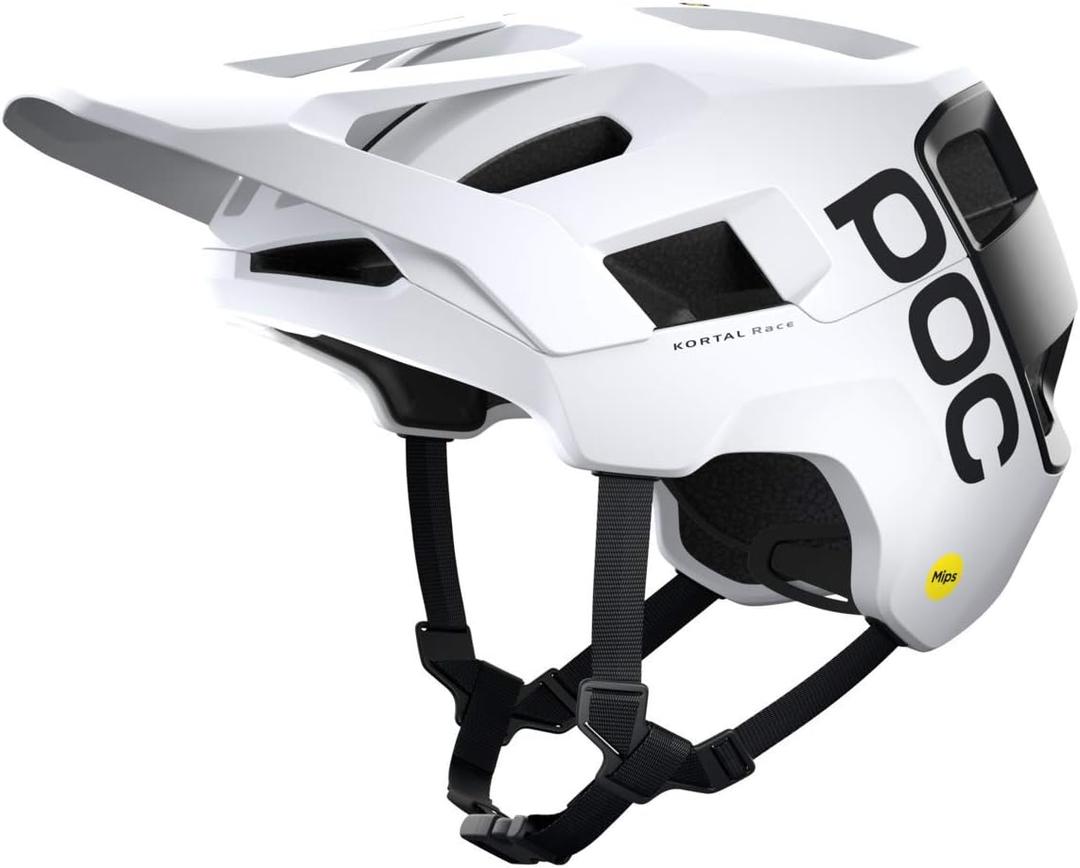POC Kortal Race MIPS (M-L/55-58, Hydrogen White/Uranium Black Matt)