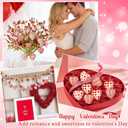 36 Pieces Valentine's Day Heart & St Patrick's Day Shamrock & Easter Egg Ornaments Adorable Heart Shaped Baubles, Clover Baubles & Hanging Egg Decorations for The Perfect Holiday Party