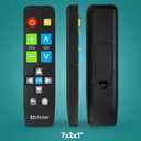 Hisense Replacement TV Remote Compatible with Hisense TV's ONLY (Black) Big Button TV Remote Control, Simplified and Easy to Use (2xAAA Batteries not Included)