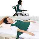 Vest Restraint Suit for Bed or Wheelchair, Anti Fall Bed Restraint Waist Strap, Adjustable Chest Restraint Band for The Elderly, Dementia Patients (L)