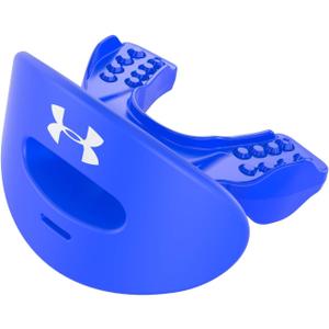 Under Armour Lip Gaurd for Football, Football Mouth Guard With Strap, Football Mouthpiece, Full Mouth Protection, Football Mouth Guard for Braces, Lip Guard Mouth Piece, Adult and Youth Mouth Guards (Blue)