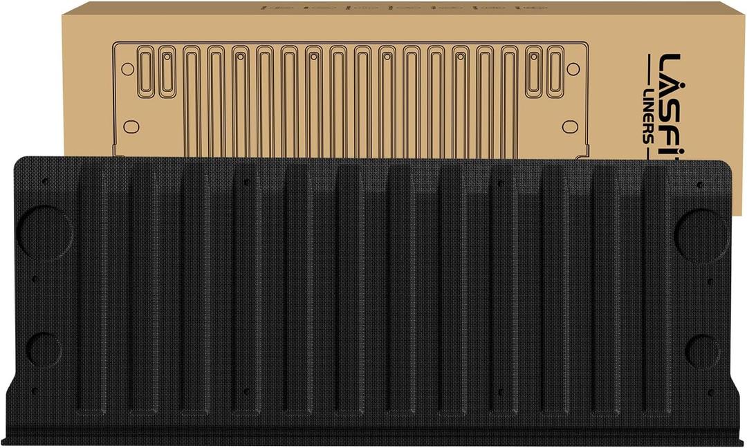 LASFIT Truck Tailgate Mat 2019-2026 for Chevrolet Chevy Silverado & GMC Sierra 1500 (Not Fit Multipro Tailgate), All Weather TPE Tailgate Protector Liner Replacement (Not Fit Drop-in Liners)