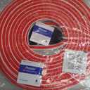 BISOTHAI 40 Feet Rubber Weather Stripping Door Seal Large Gap, Extra Thick Self-Adhesive D-Shaped Door Weather Stripping Seal Strip for Door Frame Door Insulation Strip Soundproofing (White)