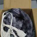 Electric Heated Blanket Throw 50''x60''Size Faux Fur Heating Blanket 10 Heating Settings, 1-8h Timer & Overheat Protection, Machine Washable, Soft Flannel and Sherpa Full Body Warmth