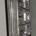 Elite Gourmet EWM-6171 Triple 3 x 2.5 Qt. Trays, Buffet Server, Food Warmer Temperature Control, Clear Slotted Lids, Perfect for Parties, Entertaining & Holidays, 7.5 Qt Total, Stainless Steel