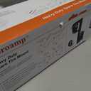 Spare Tire Mount for Utility Trailer Accessories, 3-Nut Design Spare Tire Carrier for Withstands 180 Lbs, Fits Most 4, 5 & 6 Lugs Wheels, Hold 4,4.25" 4.5, 4.75,5.0",5.32" and 5.5Bolt Patterns
