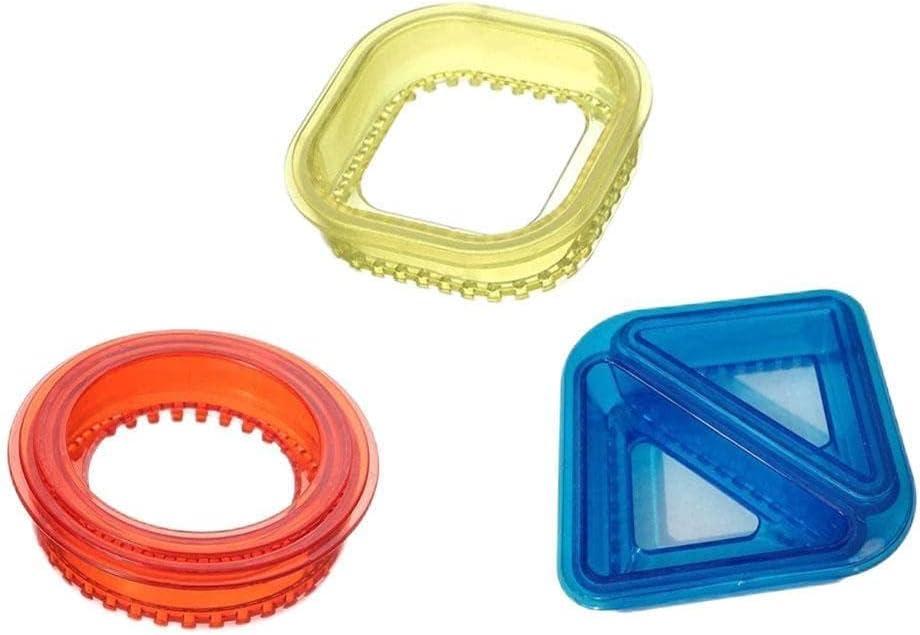 DIY Sandwich Cutter and Sealer Baking Tools for Home - Round, Square, Triangle Shapes - Food Grade PP Material