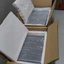 Lovdeco Peel and Stick Glass Subway Tile, 3 x 6 Inch, 5 Sq Ft, Ice Blue Glass for Bathroom Kitchen Backsplash Wall, 40-Pack