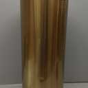 30L/8GAL Gold Brass Kitchen Trash Can,Tall Commercial Garbage canLarge Capacity FILP lid Trash can for Kitchen,Shopping mall,Elevator gate,Airport, Hotel,Commercial (Gold)