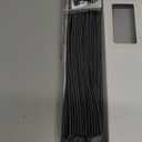 EZDIY-FAB 12VHPWR PSU Cable Extension Kit for RTX 50/40 Series,16AWG PCIE 5.0 Power Supply Cable Extension- 1x 24 Pin ATX /2X 8Pin (4+4) EPS / 1x12+4 Pin GPU,Sleeve Cable 300MM with Combs-Carbon