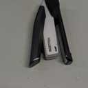 Bostitch Office Executive Metal Desktop Stapler, 3 in 1 Spring Powered Stapler, One Finger, Staple Storage Compartment & Staple Remover, Includes 210 Staples, 28 Sheet Capacity, Black/Gray