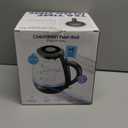 Chefman 1L Electric Tea Kettle with LED Lights, Automatic Shut Off, Removable Lid, Boil-Dry Protection, Hot Water Electric Kettle Water Boiler, Electric Kettles for Boiling Water