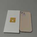 Miracase Compatible with iPhone 15 Case, [Soft Anti-Scratch Microfiber Lining], Liquid Silicone Case Gel Rubber Shockproof Drop Protection Phone Case for iPhone 15, Sand