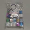 AddFavor 30 Roll Holographic Transfer Nail Foil Sticker Silver Laser Nail Decals 10 Roll Nails Strip Tape for Nails Art Design Decoration