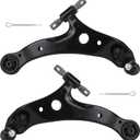 Front Lower Control Arm with Ball Joint for Lexus 02-03 ES300, 04-06 ES330 RX330, 07-09 RX350, 04-06 Toyota Camry, 04-07 Highlander, 04-08 Solara K620333 K620334 Suspension Kit, 2 PCS (Front Lower Arm+Ball Joint)