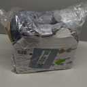 Homemate Heated Blanket Electric Throw - 50"x60" Heating Blanket Throw 1/2/4/6/8 Hours Auto-Off 10 Heat Level Over-Heat Protection Flannel Sherpa ETL Certification (01 - Light Grey)