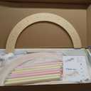 LOL-FUN Pikler Triangle Set Montessori Toddler Climbing Toys Indoor, Foldable Climbing Toys for 1 Year Old, Baby Climbing Gym Slide for Toddlers 1-3