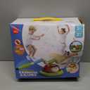 Pobaiyi 3 in 1 Musical Jump, Toss Ring Game and Stomping Launch Rocket Launcher for Kids Outdoor Toys with Remote Control, Indoor Outside Toy for Kids Ages 48 Toys for Ages 57 813 Birthday Gifts