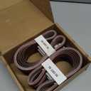 WORKPRO 36 Pack 1 x 30 Inch Sanding Belts, Sandpaper Kit, Aluminum Oxide Abrasive Belts, 6 PCS Each of 60/80/120/180/240/400 Grit, Belt Sander Tools for Woodworking, Metal Polishing, Knife Sharpening