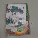 RGJ St Patrick's Day Leprechaun Trap Kit for Kids, Wooden DIY Leprechaun Trap Craft Kit to Catch A Leprechaun, St Patrick's Day Decorations for Kids Party Supplies (Finished Painted) (Green)