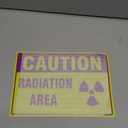 Caution - Radiation Area OSHA Sign with Symbol, 10 x 7 Inches, 120 Mil Plastic, UV Protected, Weather Resistant, Waterproof, Durable Ink, Easy To Mount