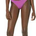Amazon Essentials Women's Side Tab Bikini Swimsuit Bottom (Violet)