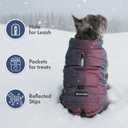 Spark Paws Dog Winter Jacket, Water-Resistant Coat, Warm Reflective Windproof Fleece-Interior, for Large Dogs - Cosmic - XL