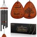 SteadStyle Sympathy Gifts for Loss of Loved One - Memorial Gifts Wind Chimes, Gifts for Who Loss of Dad, Mom, Brother, Friend, Sympathy Bereavement Gift Baskets Home Outdoor Garden Patio Decor 25.5 In