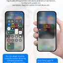 Wireless Vlog Selfie Monitor Screen: 4K 30fps Rear Camera Recording for Vlogging with iPhone Android , Built-in Speaker & Remote Zoom Selfies Magnetic Phone Monitor for TikTok YouTube Live Stream