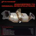 A-Premium 2 PCS Front and Rear Catalytic Converter Kit, E.P.A Compliant