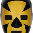 | Pro-Quality Wrestling Masks | Authentic Lucha Libre Costume - Adult Size | Mscaras de Luchador Made in Mexico (Black and Yellow) One size fits all