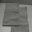 decorUhome Christmas Chenille Decorative Throw Pillow Covers 18x18 Set of 2, Farmhouse Textured Square Neutral Solid Accent Pillow Covers for Couch Sofa Bed Living Room Home Decor, Grey