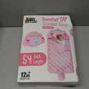 iPlay, iLearn Kid Sleeping Bag, Unicorn Slumber Sack, Toddler Girl Nap Mat, 2 in 1 Pink Animal Cushion Blanket, Happy Travel Sleepover Daycare Preschool Birthday Gift for 3 4 5 6 Year Old Child