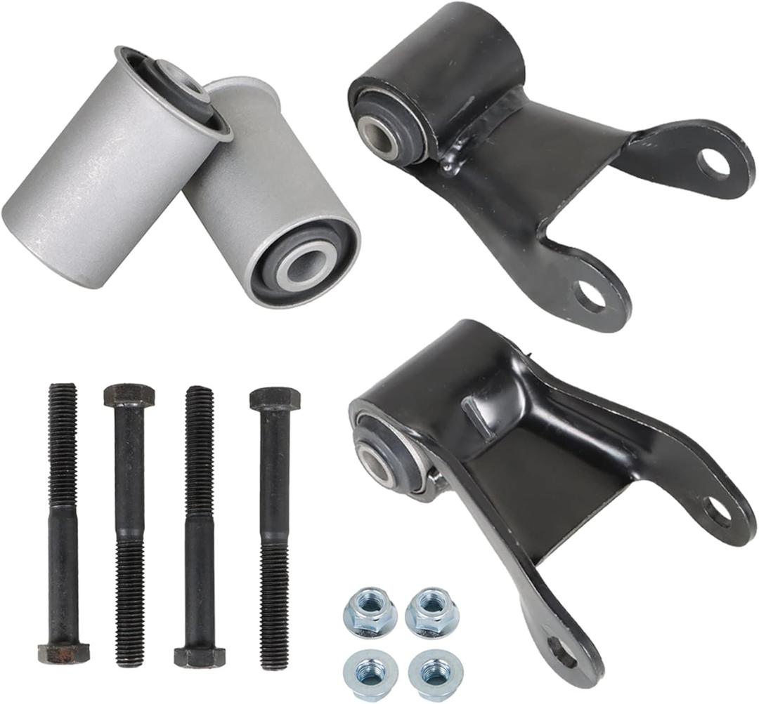 labwork 2pcs Rear Leaf Spring Shackle Repair Kit Replacement for Chevy C1500 K1500 Replacement for GMC Yukon C2500 K2500 Pickup Truck 1988-2017 722-006