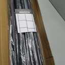 Floor to Ceiling Clothes Rack, Heavy-Duty Telescopic Garment Rack, 43122in Height & 3047in Width, 220lbs Total Load Capacity, 4-Pole, Black