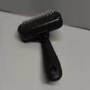 Swihauk Self Cleaning Slicker Brush for Dogs & Cats - Skin Friendly Deshedding and Grooming Brush for Haired Pets, Pet Supplies Accessory, Black