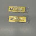 Pocket Door Handles and Edge Pull Brushed Brass, 6Inch Handles Hardware Latch,Recessed Finger Flush Pulls,for Closet,Sliding,Barn Door