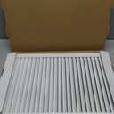 16"x22" Gable Vent Aluminum Alloy Durable Vent for Attic & Garage, Integrated Metal Screen Keeps Out Critters, Anti-Condensation, Opening 14"x20" White Paintable