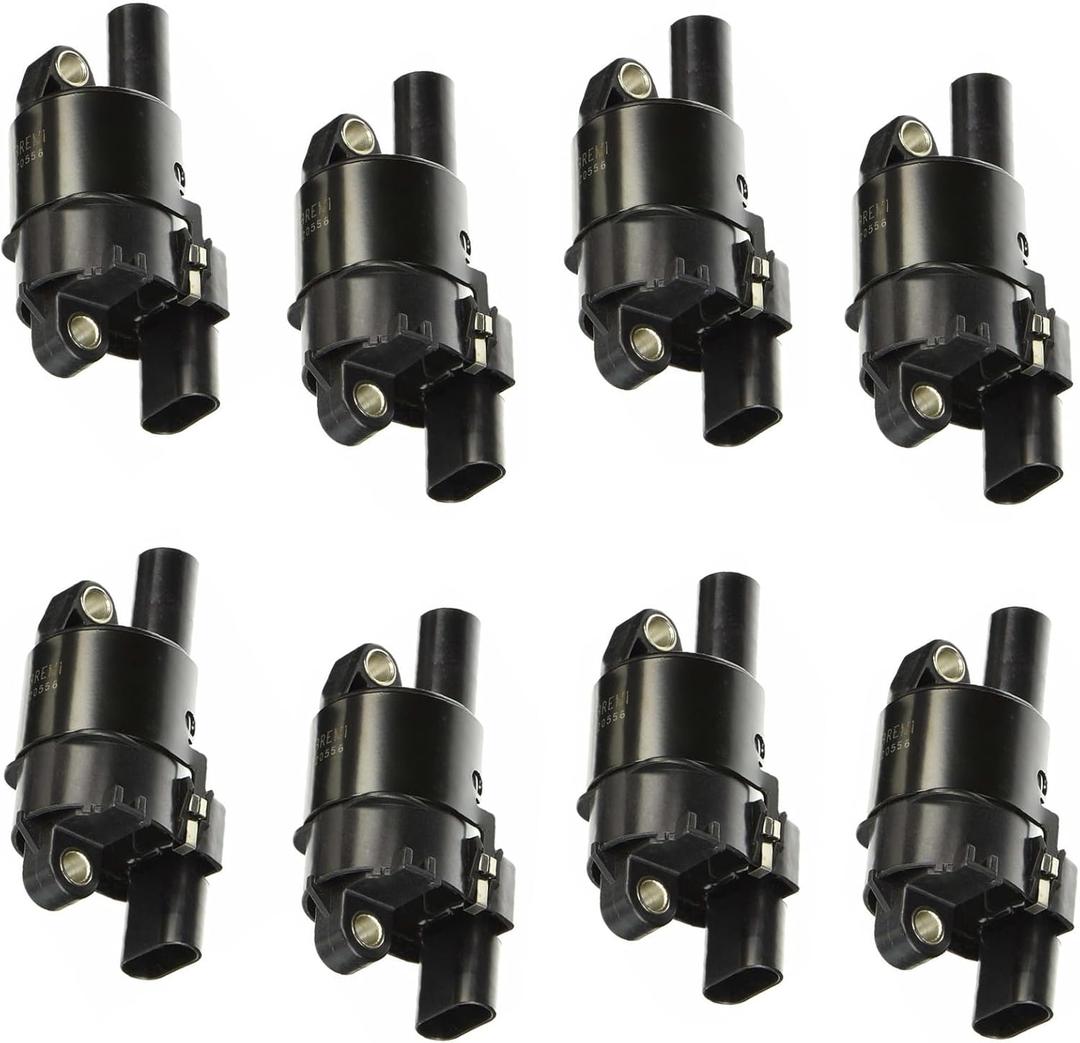 Round Ignition Coil Pack for Chevy Cadillac GMC Silverado Tahoe Avalanche Suburban Escalade Camaro Sierra Yukon V8 4.8 5.3 6.0 2007 2008 2009 2010 2011 2012 2013 2014 2015 2016 2017