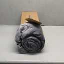 Bedsure GentleSoft Sherpa Fleece Blankets Queen Size for Bed - Thick and Warm Throw for Women and Men, Soft Fuzzy Plush Queen Blanket for Winter, Grey, 90x90 Inches