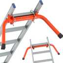 Mr IRONSTONE Ladder Stabilizer, Extended Ladder Stabilizer Accessory for Roof Gutt, Wing Span/Wall Ladder Stand-Off, Ladder Attachment, Orange, LS01-OGA