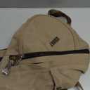 KL928 Canvas Sling Bag - Small Crossbody Backpack Shoulder Casual Daypack Rucksack for Men Women(Large Version, Khaki)
