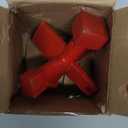 Ximoon 6 Way Cleanout Plug Wrench Replacement for Pasco J40042 Plumbing Wrench,Heavy Duty Iron countersunk Clean Out Plugs Drum Traps Plumbing Tool (Red)