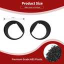 for Jeep JK Angry Eyes Headlight Cover Trim Bezels for Jeep Wrangler JK JKU 2007-2017 Black Exterior Accessories 2pcs