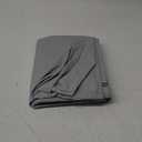 ROYALE LINENS 300 Thread Count 100% Long Staple Combed Cotton Fitted Sheet Full - Super Soft Deep Pocket Bottom Sheet - Fitted Sheets Only - Elastic Sheets (Full, Silver)