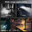 900/1750LM Bike Lights for Night Riding, Rechargeable Bicycle Headlight with Phone Charging, IPX4 Waterproof Aluminum MTB Light for Mountain Trails, Commuting & Road Cycling