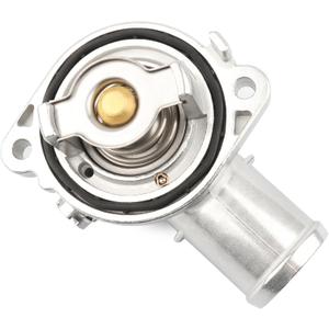 Aluminium Thermostat Housing Compatible with Chrysler Dodge Jeep 3.6 3.2L - 2011-2016 Town & Country, 2011-2020 Grand Caravan, 2011-2019 Journey, 2014-2022 Cherokee - 902-3036XD, 5184570AJ, 5184570AH