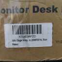 WALI Single Monitor Mount, Gas Spring Monitor Arm for 17-34 inch Screens, Adjustable Computer Monitors Stand up to 26.4lbs, with Clamp and Grommet Base, Mounting Holes 75 and 100mm (GSMP001N), Black