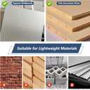 200PCS Self Drilling Drywall Anchors with Screws Kit, Multifunctional Drywall Anchor with Sheetrock Screws - Easy Installation Metal Expansion Bolts, No Drill Needed, Hold 70LB for Wall Hanging