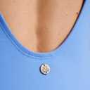 Quiksilver Women's Stoked Logo Color Block One Piece Swimsuit (Blue, S)